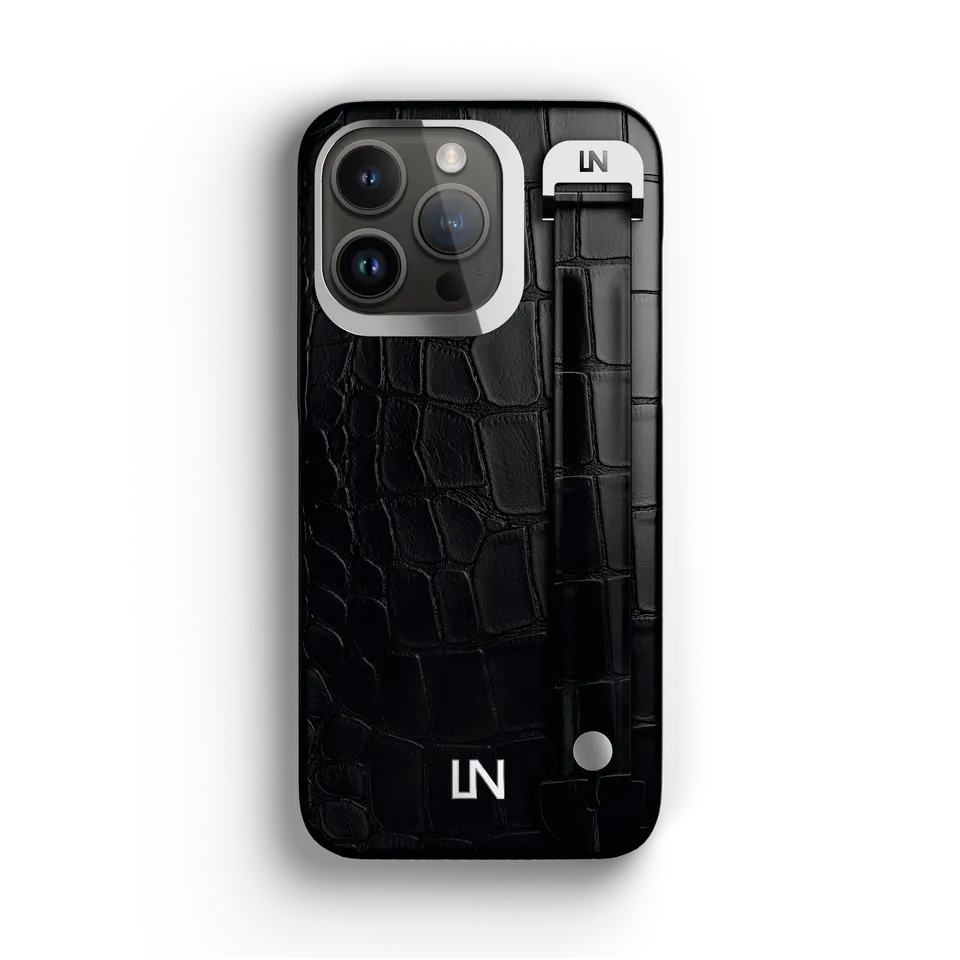Label Noir iPhone 13 Pro deksel krokodilleskinn MagSafe
