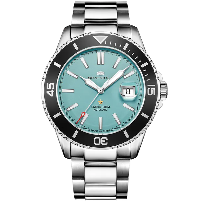 Sea-gull Ocean 816.52.1523A klokke mintgrønn 44mm