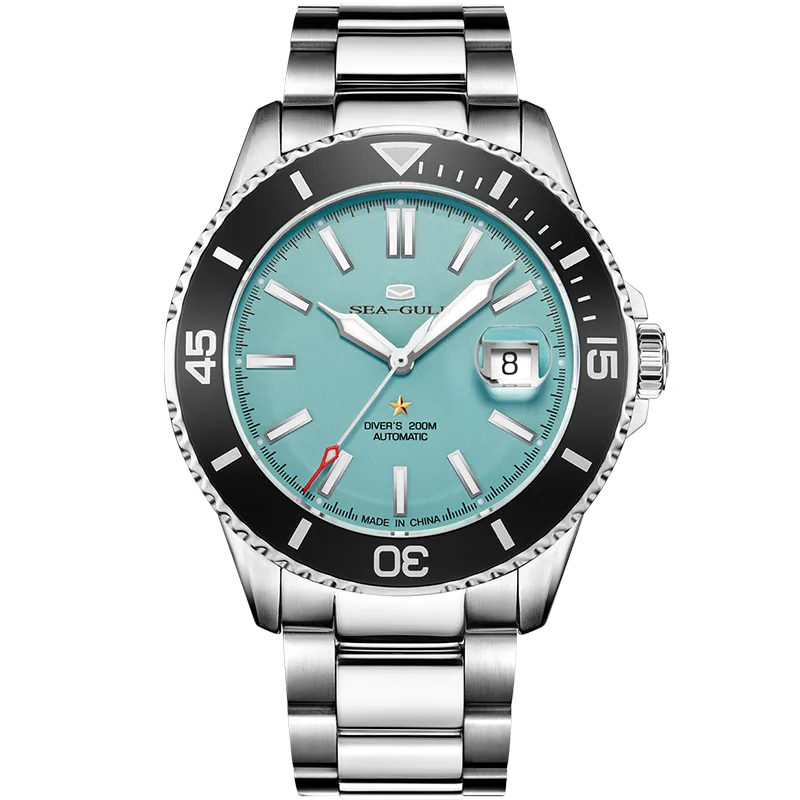 Sea-gull Ocean 816.52.1523A klokke mintgrønn 44mm