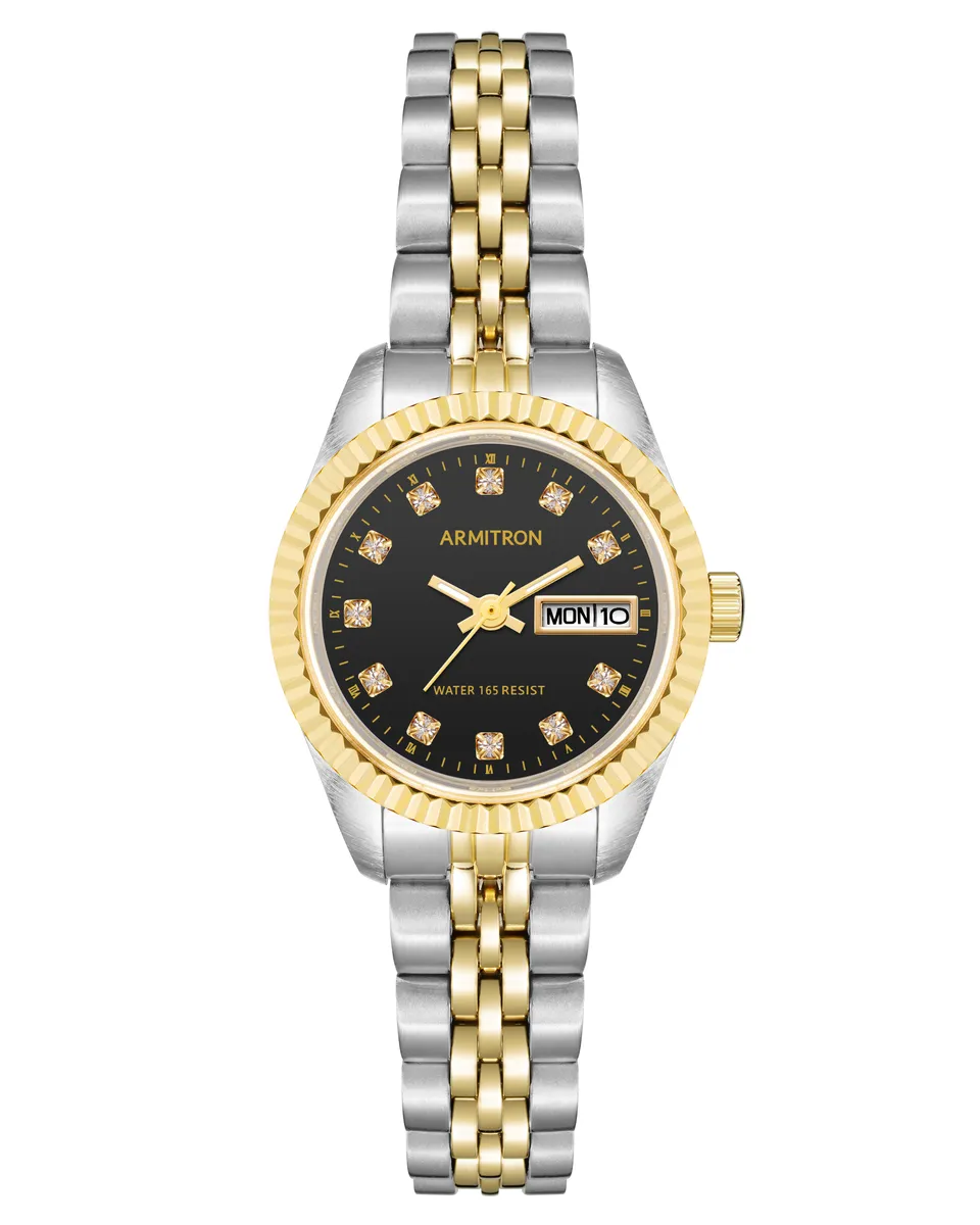 Armitron 75-2475 dameklokke krystall day-date