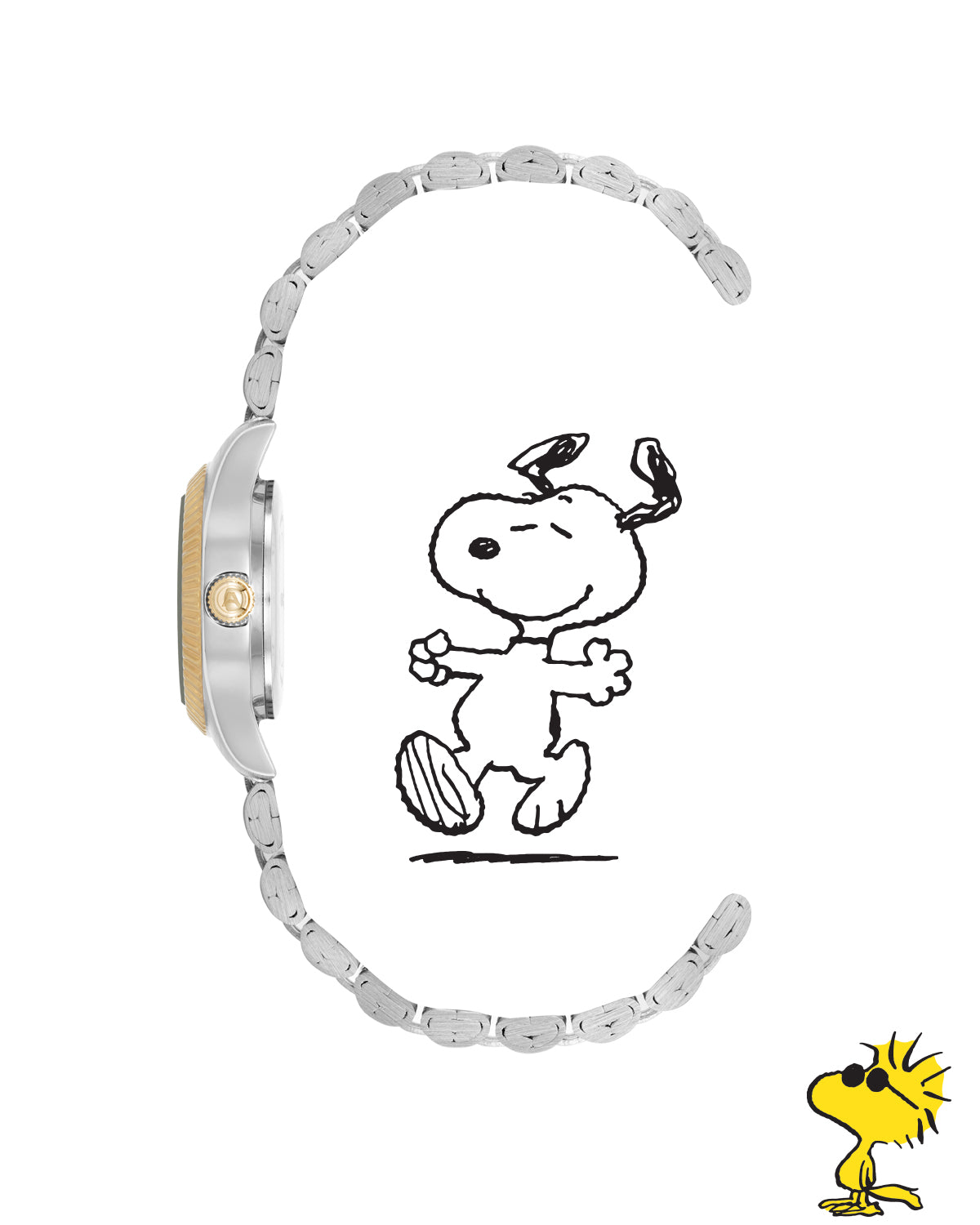 Armitron x Peanuts The Hug 24,5mm dameklokke tofarget