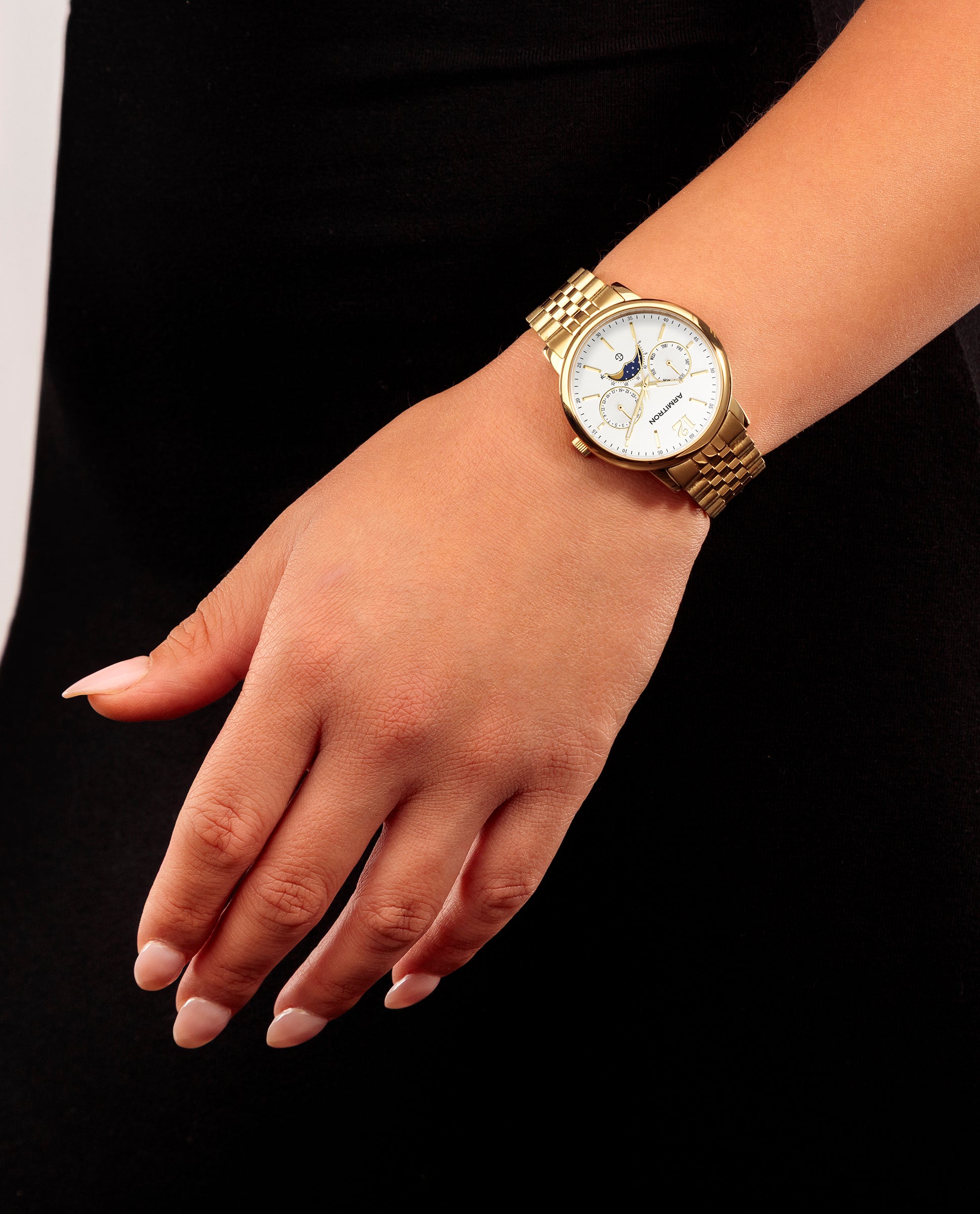 Armitron Eugen 42mm Gold herreklokke