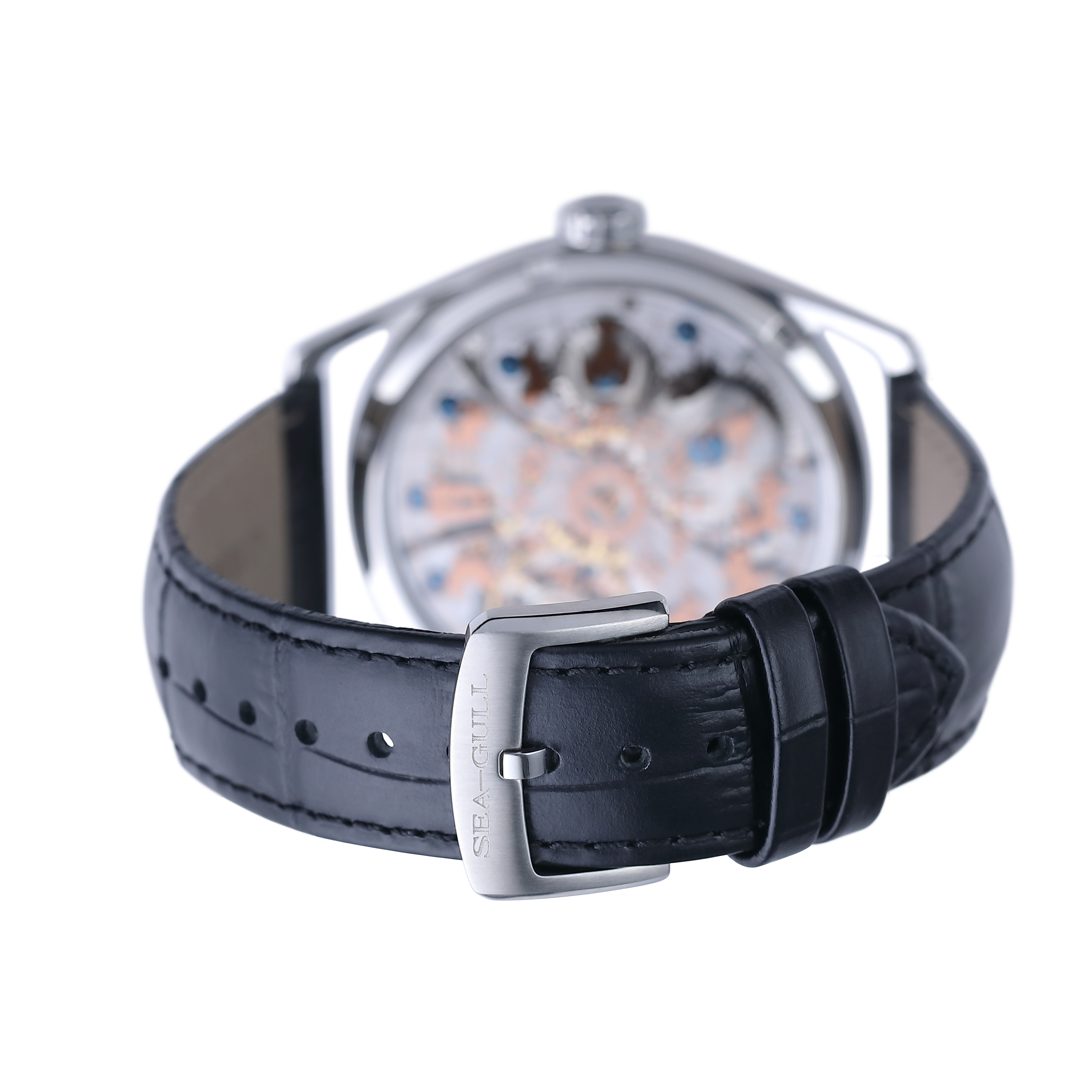Sea-gull Zodiac 819.11.3024 herreklokke hvit 43mm