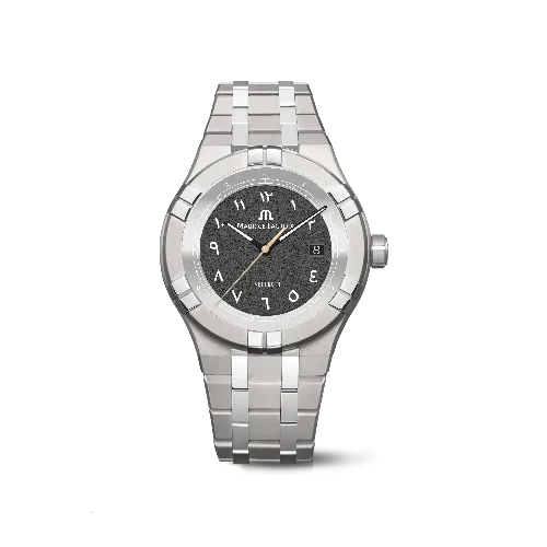 Label Noir Aikon Automatic 42MM klokke titan arabiske tall