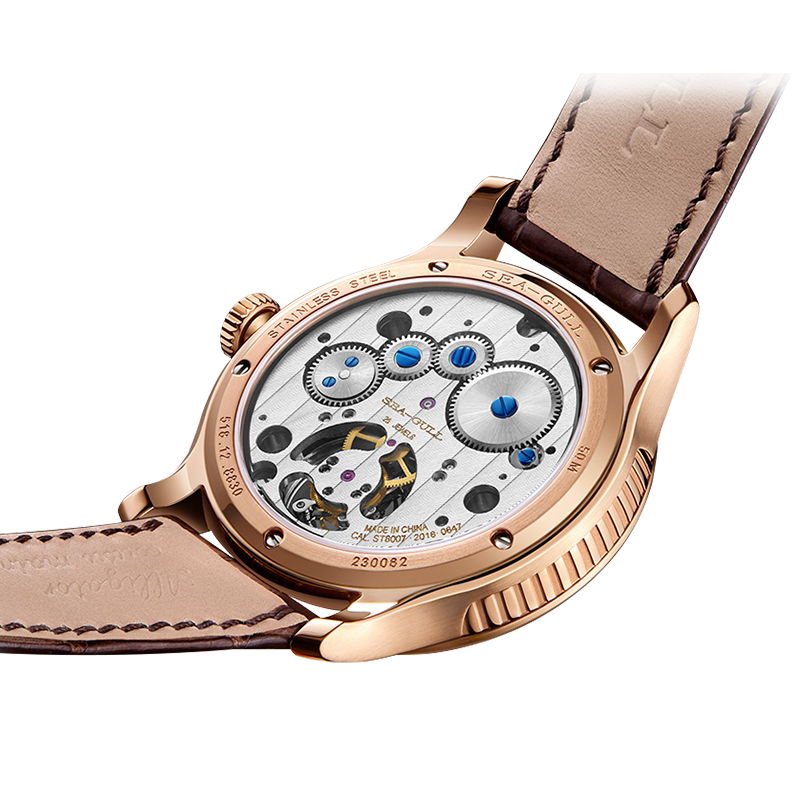 Sea-gull Artisan Heritage 818.12.8830 klokke hvit