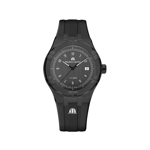 Label Noir Aikon Automatic 42MM klokke PVD gummi svart