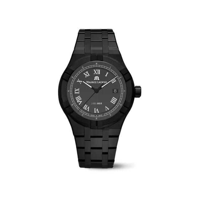 Label Noir Aikon Automatic 42MM klokke svart keramikk