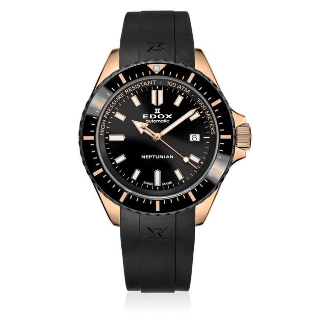 Edox Neptunian Automatic herreklokke automatisk