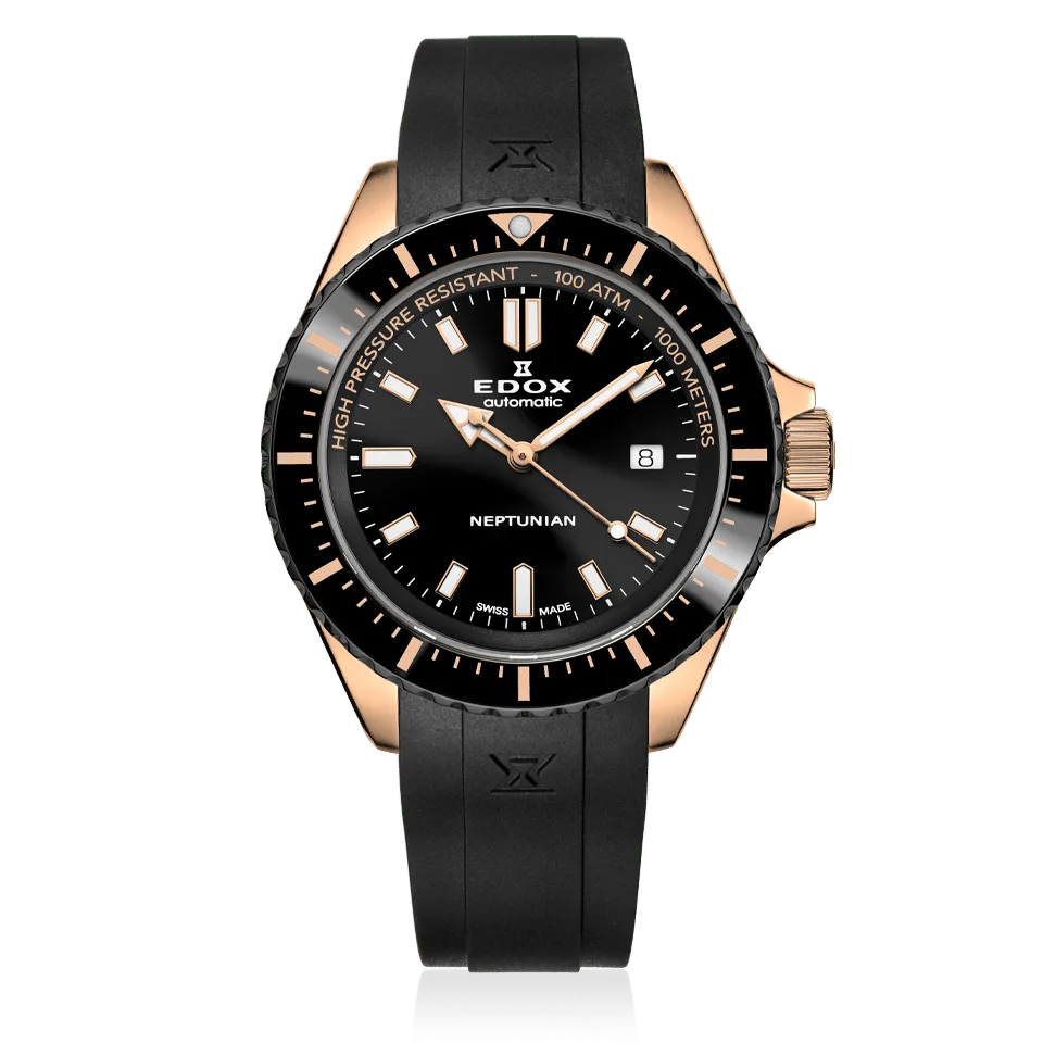 Edox Neptunian Automatic herreklokke automatisk
