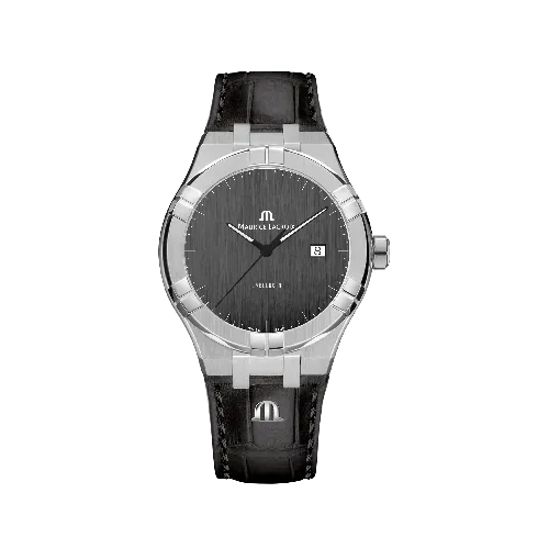 Label Noir Aikon Automatic 42MM klokke hvit skinnrem