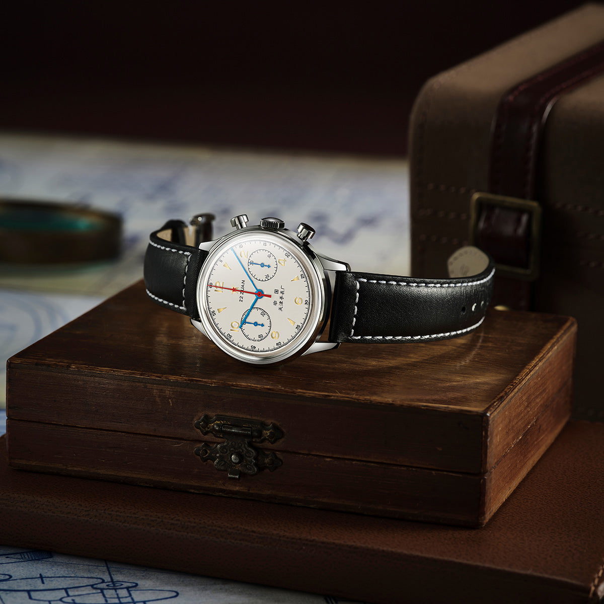 Sea-gull 1963 819.17.1963A klokke beige 37,3 mm