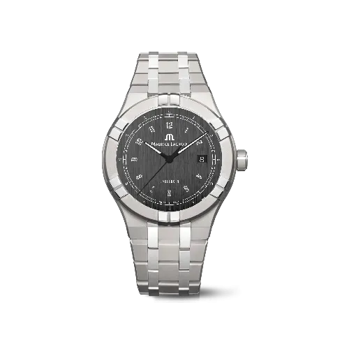 Label Noir Aikon Automatic 42 mm klokke titan sort satin
