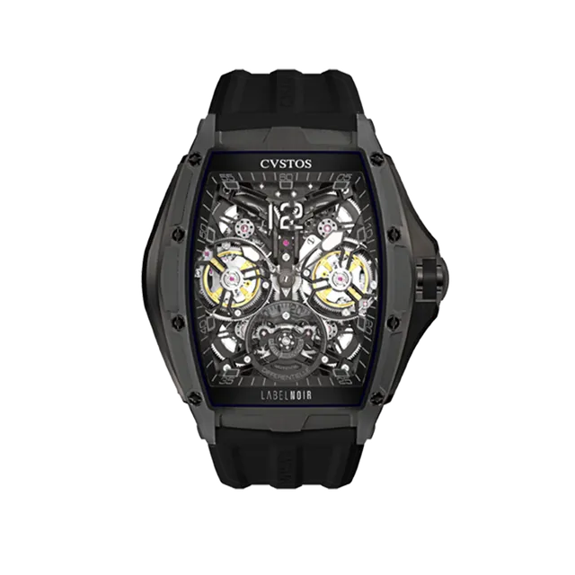 Label Noir Dual Flying Tourbillons klokke differensial