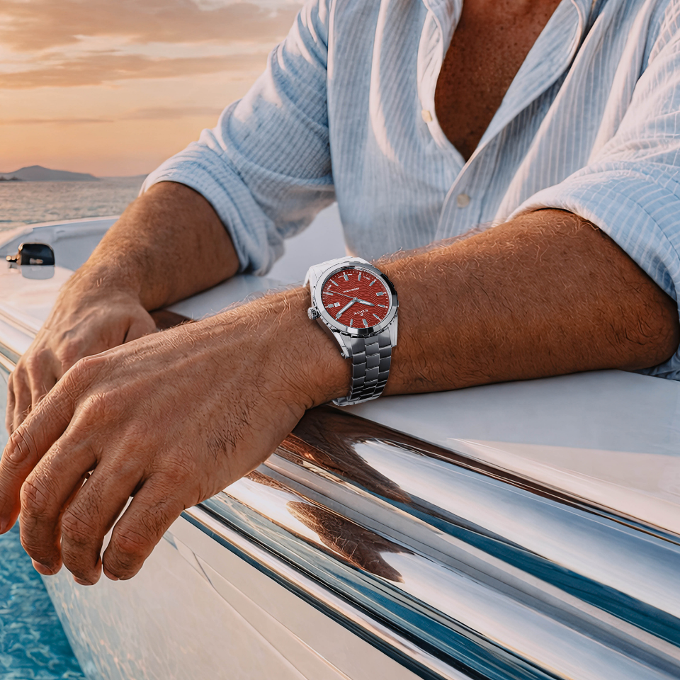 Edox Date herreklokke med datovisning