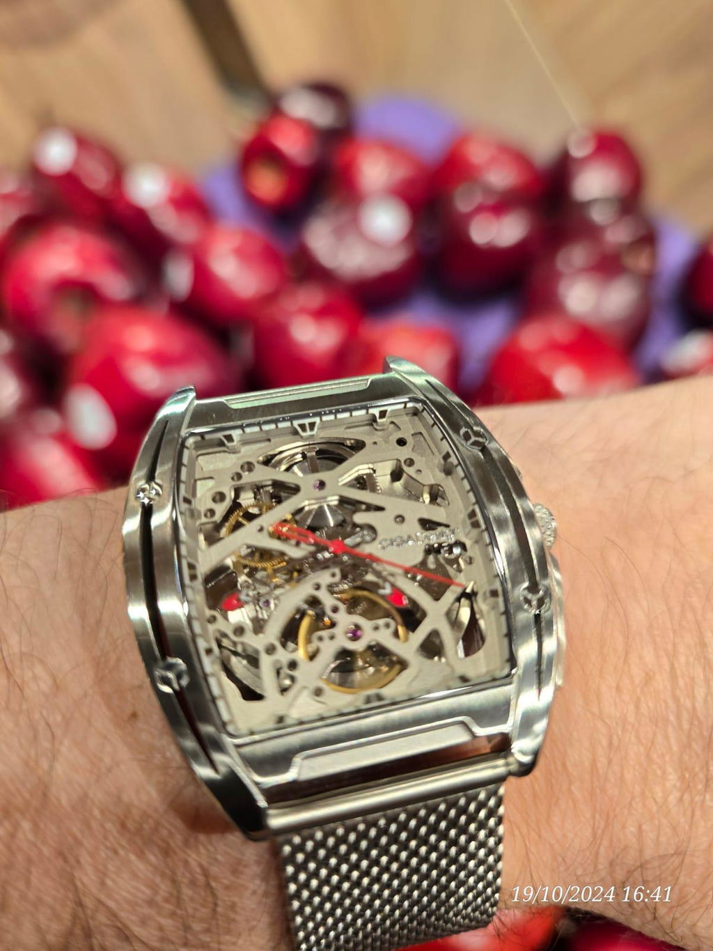 CIGA Design Milanese klokkerem stål 22mm svart