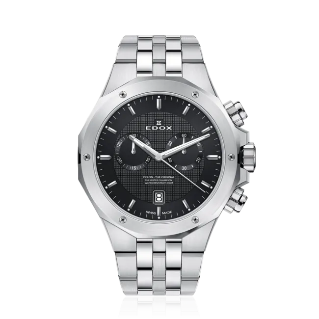 Edox Delfin Chronograph herreklokke The Original
