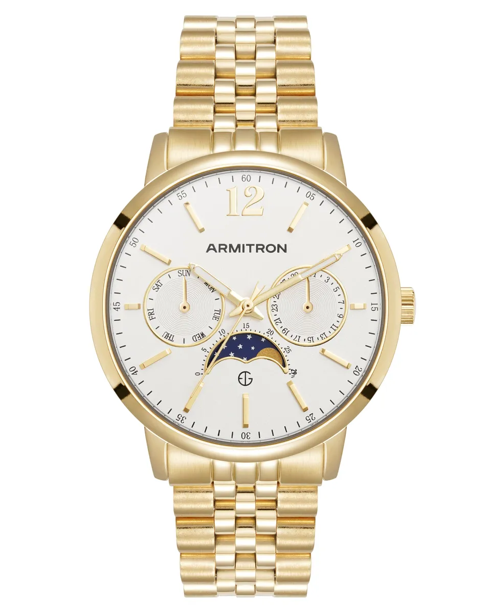 Armitron Eugen 42mm Gold herreklokke