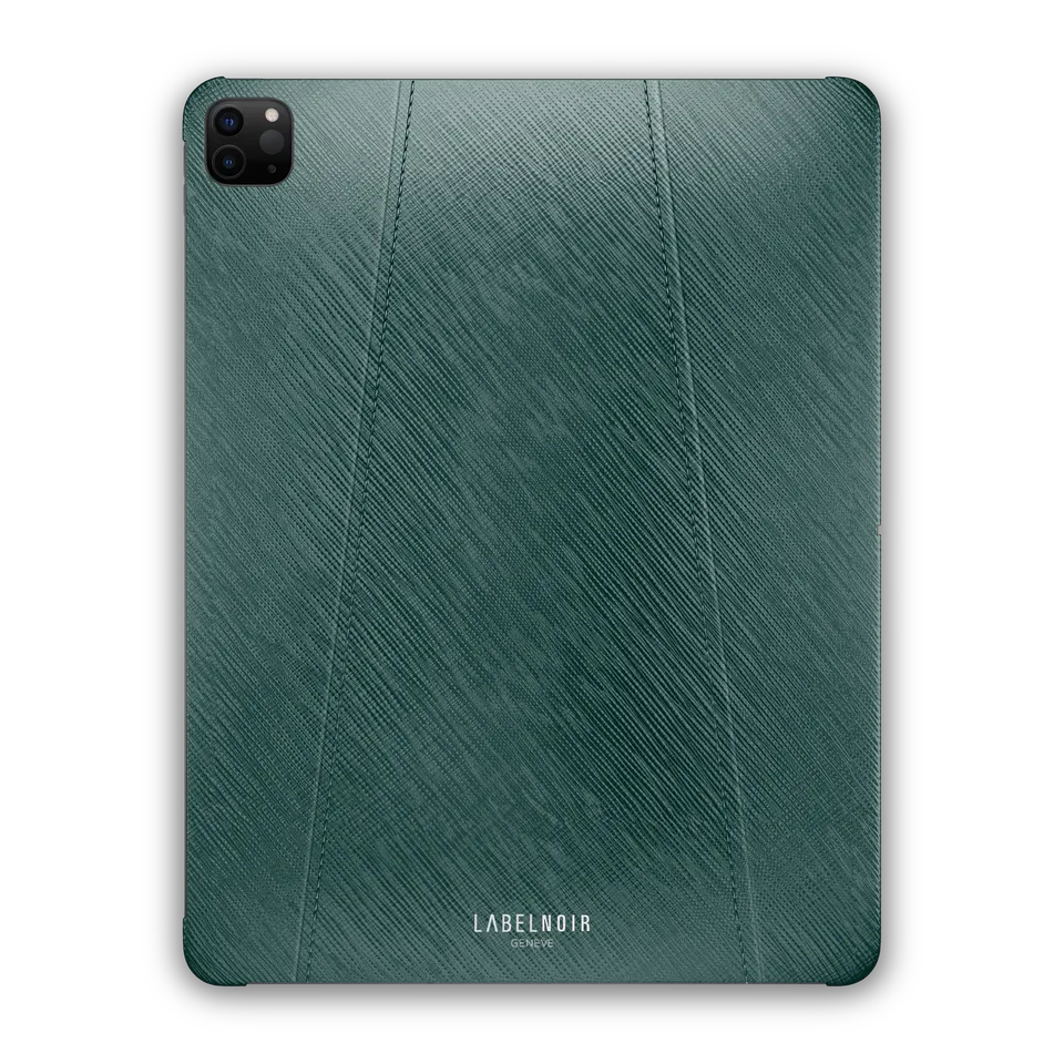Label Noir iPad Pro 11 Saffiano deksel skinn svart