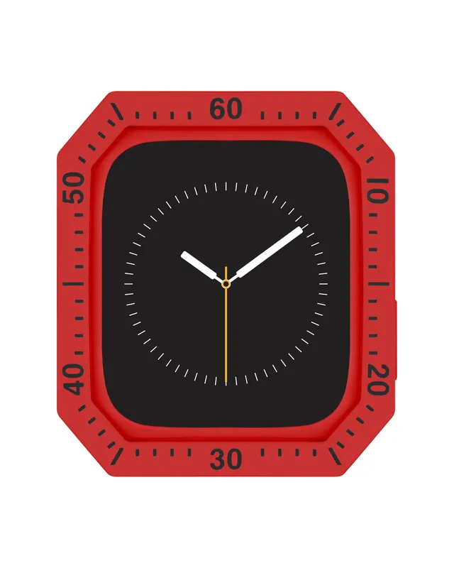 Armitron Racer Apple Watch deksel rød/svart silikon