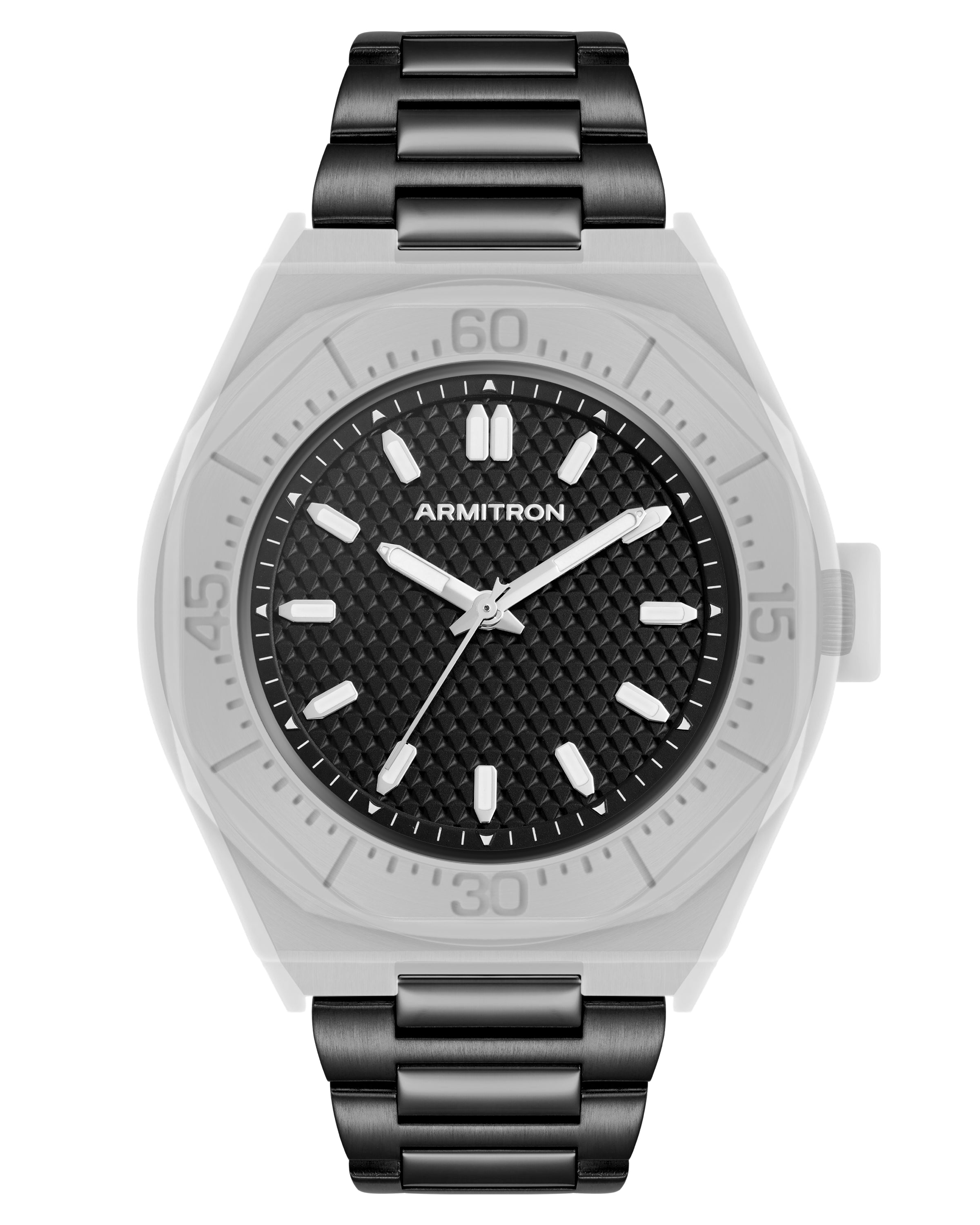 Armitron Jack 44mm herreklokke svart honeycomb