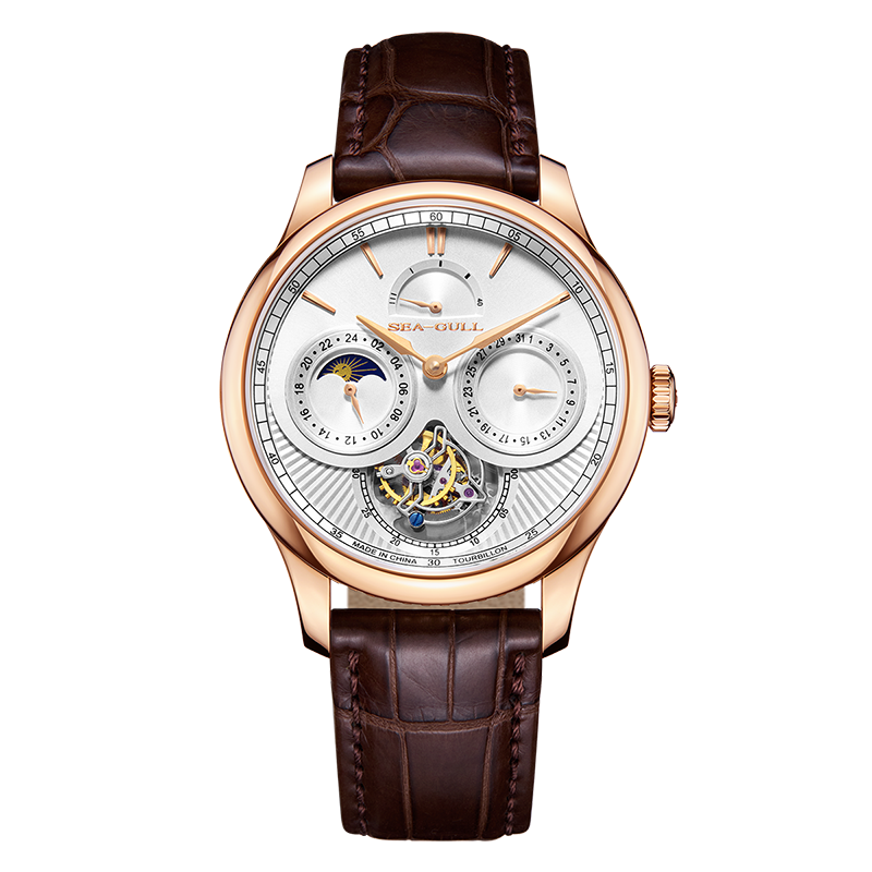 Sea-gull Artisan Heritage 818.12.8830 klokke hvit