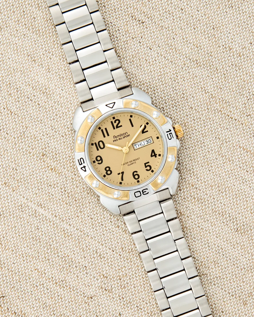 Armitron Vintage2987 herreklokke tofarget day-date