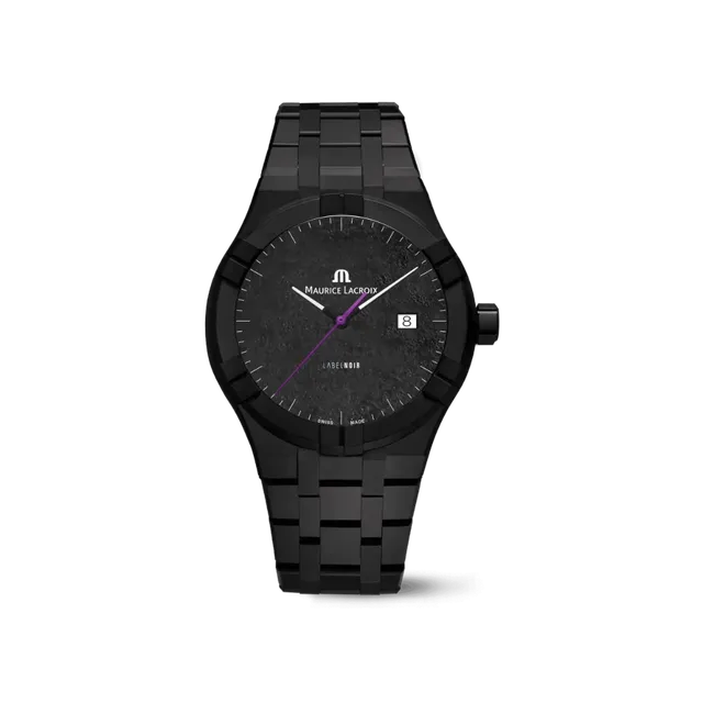 Label Noir Aikon Automatic 42MM klokke keramikk hvit lilla