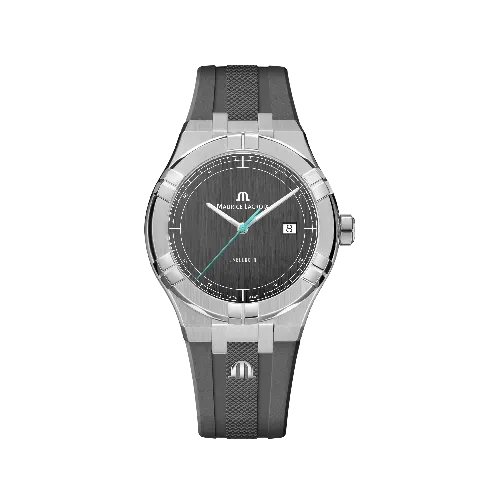 Label Noir Aikon Automatic 42MM klokke gummi svart