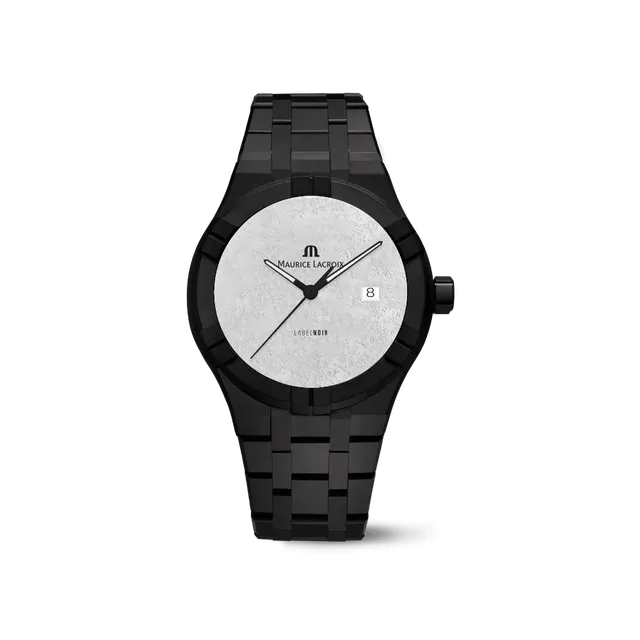 Label Noir Aikon Automatic 42MM klokke keramikk laser