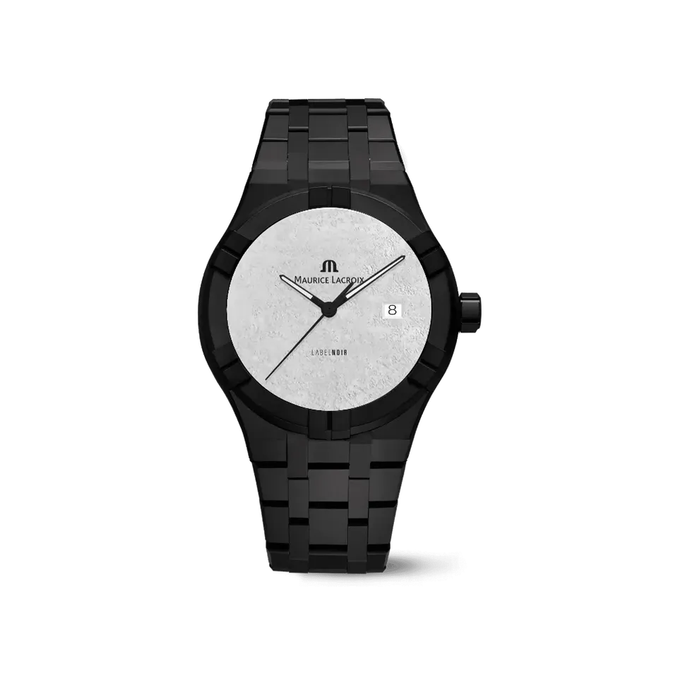 Label Noir Aikon Automatic 42MM klokke keramikk laser