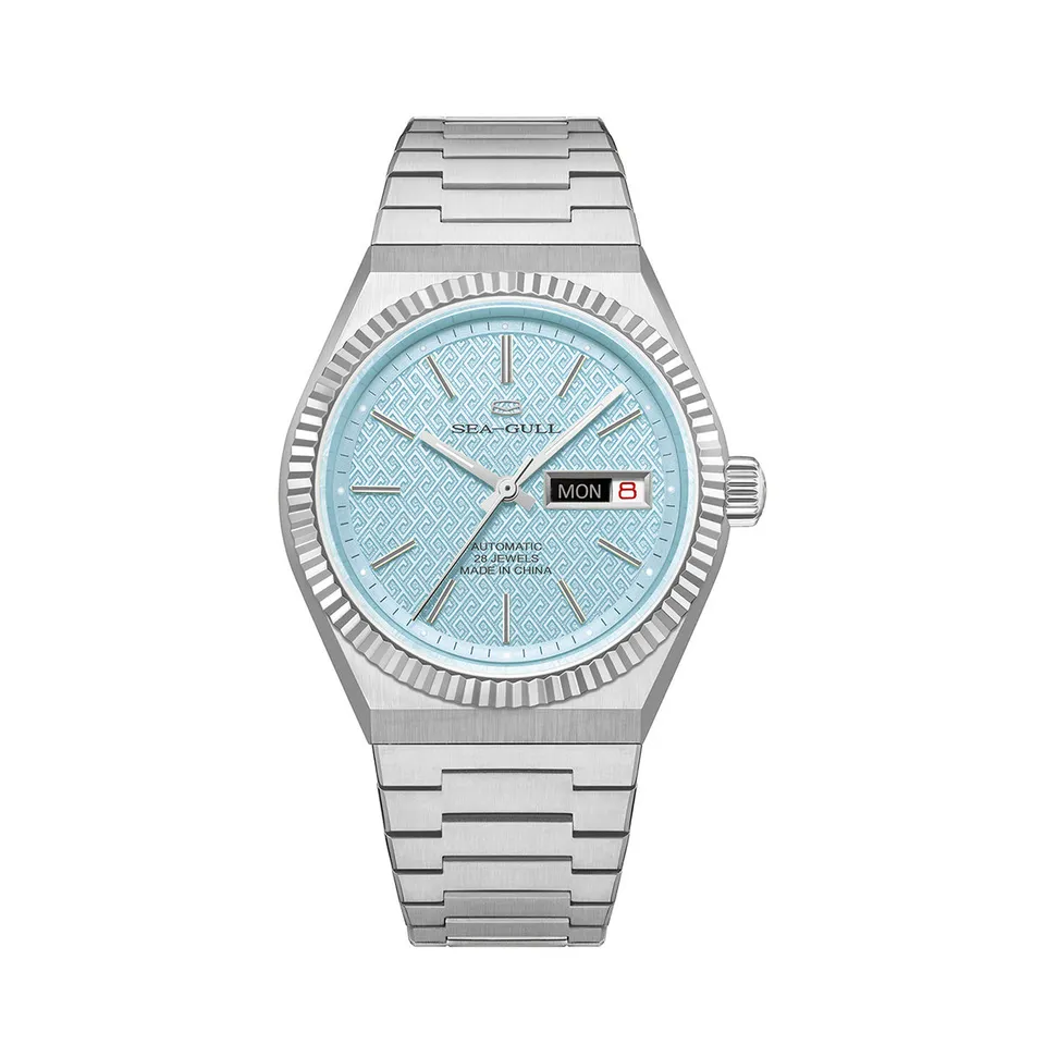 Sea-gull 510.82.1075A dressklokke herre blå 38mm