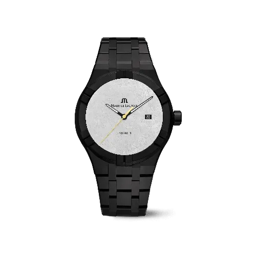 Label Noir Aikon Automatic 42MM klokke keramikk svart gul