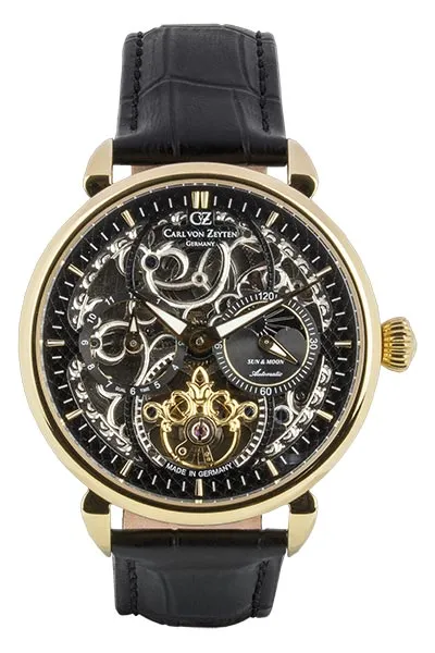 Carl von Zeyten Neukirch CVZ0005GBKS armbåndsur gull skjelett