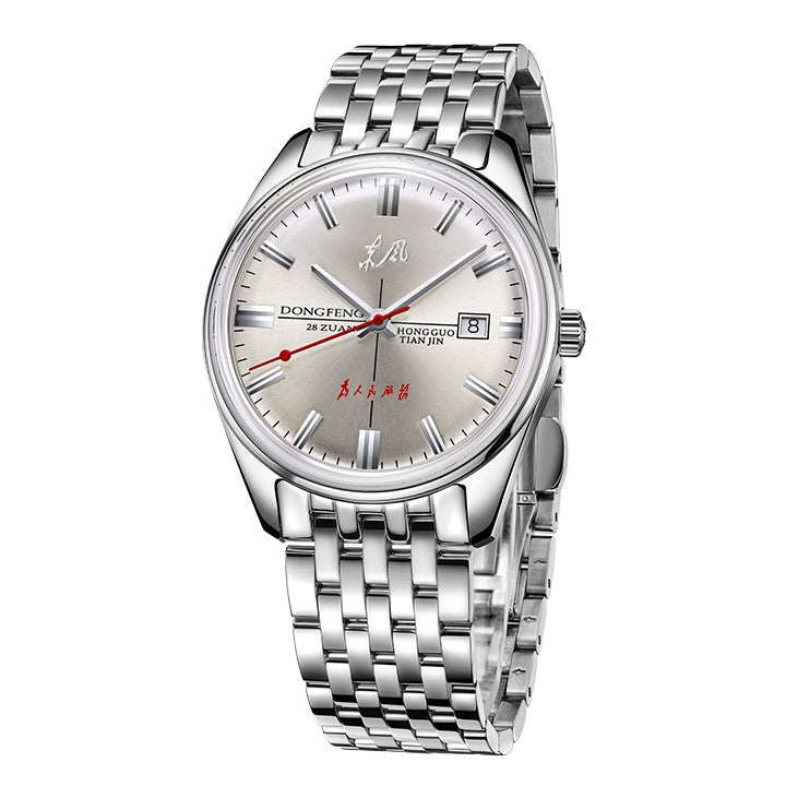 Sea-gull Dongfeng 816.12.6132 dressklokke 38 mm hvit