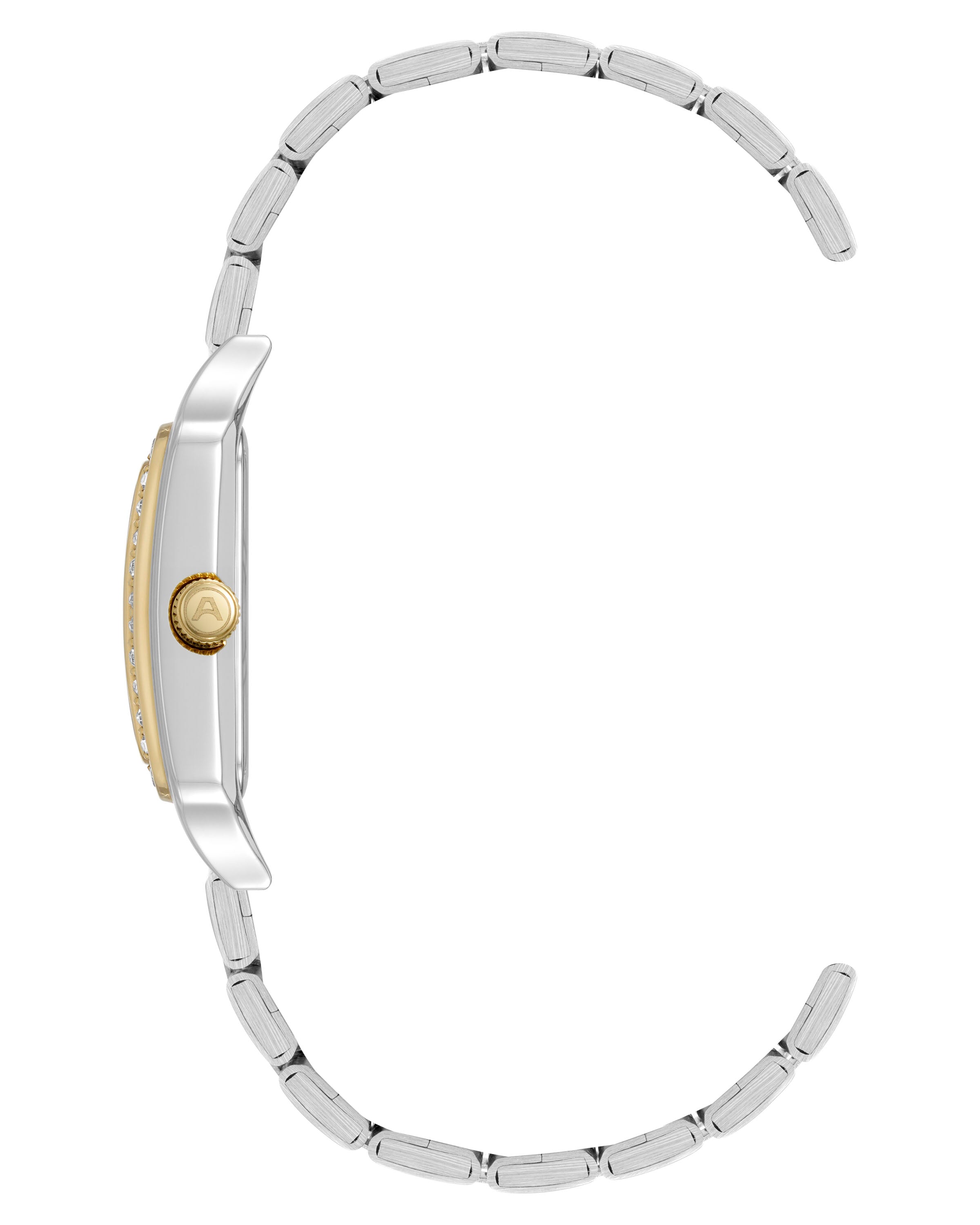 Armitron Phoenix 27mm dameklokke gull sølv armbåndsett