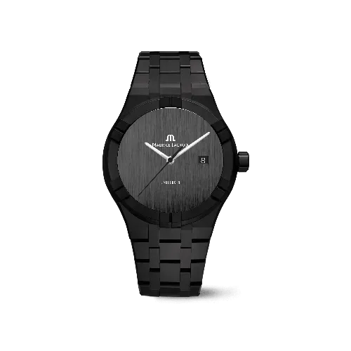 Label Noir Aikon Automatic 42MM herreklokke svart keramikk