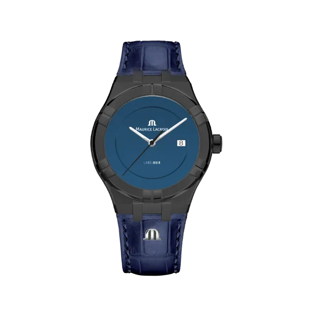 Label Noir Aikon Automatic 42MM klokke PVD blå lær