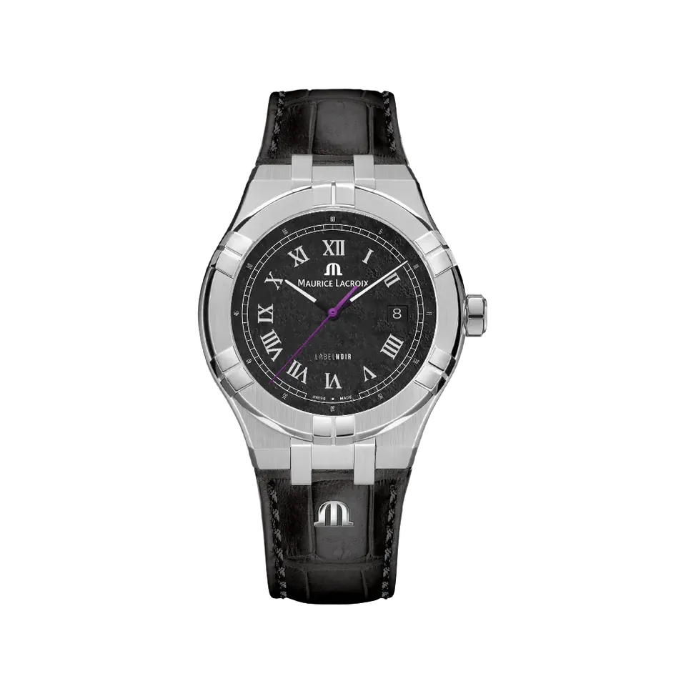 Label Noir Aikon Automatic 42MM klokke stål lilla