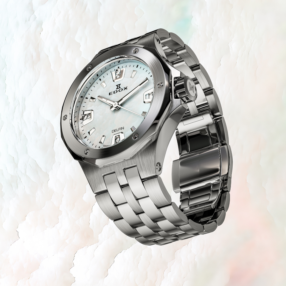 Edox Date Lady dameklokke med dato
