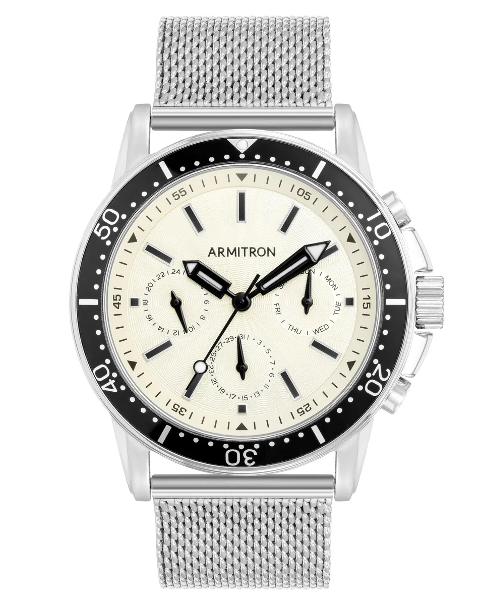 Armitron Charles 45mm klokke sølv multifunksjon