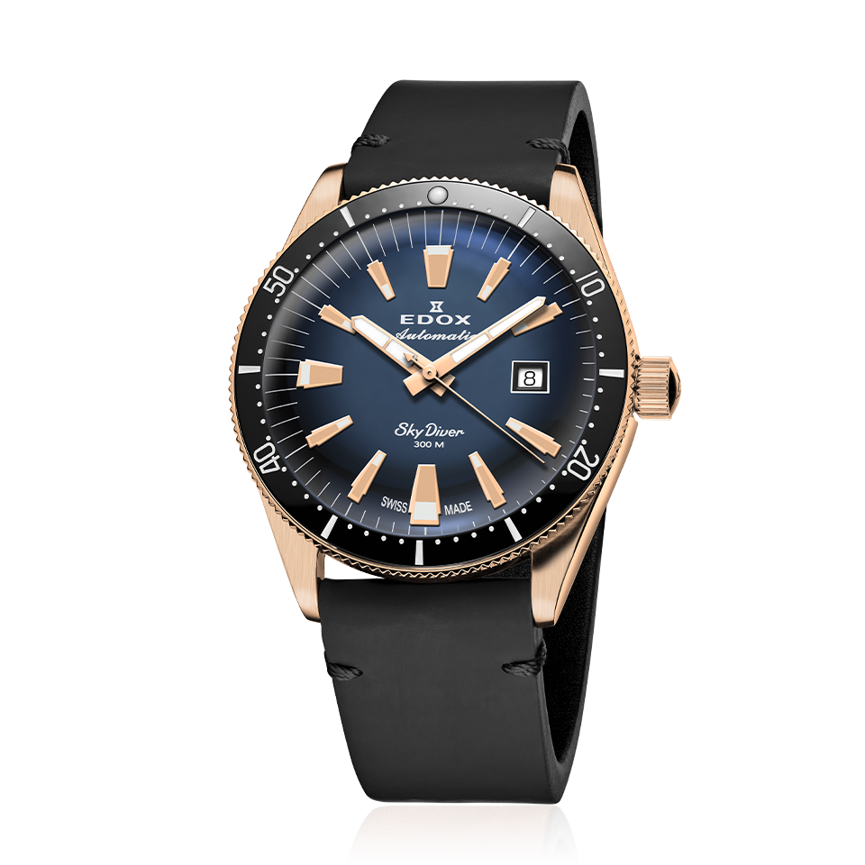 Edox SkyDiver Date Automatic herreklokke limited edition