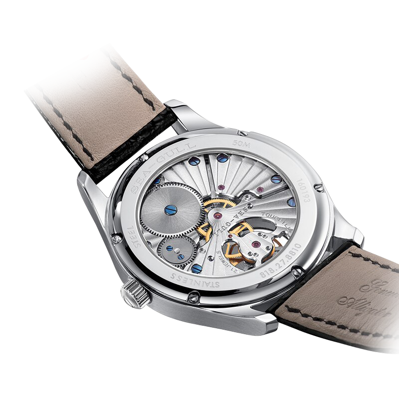 Sea-gull Artisan Heritage 818.17.8810 tourbillon hvit 41mm