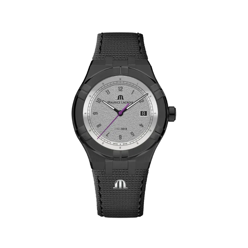 Label Noir Aikon Automatic 42MM herreklokke tekstilrem sunray