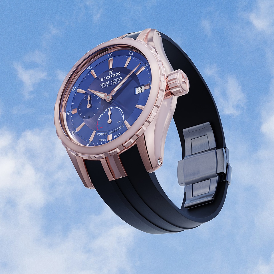 Edox Power Reserve Automatic herreklokke automatisk