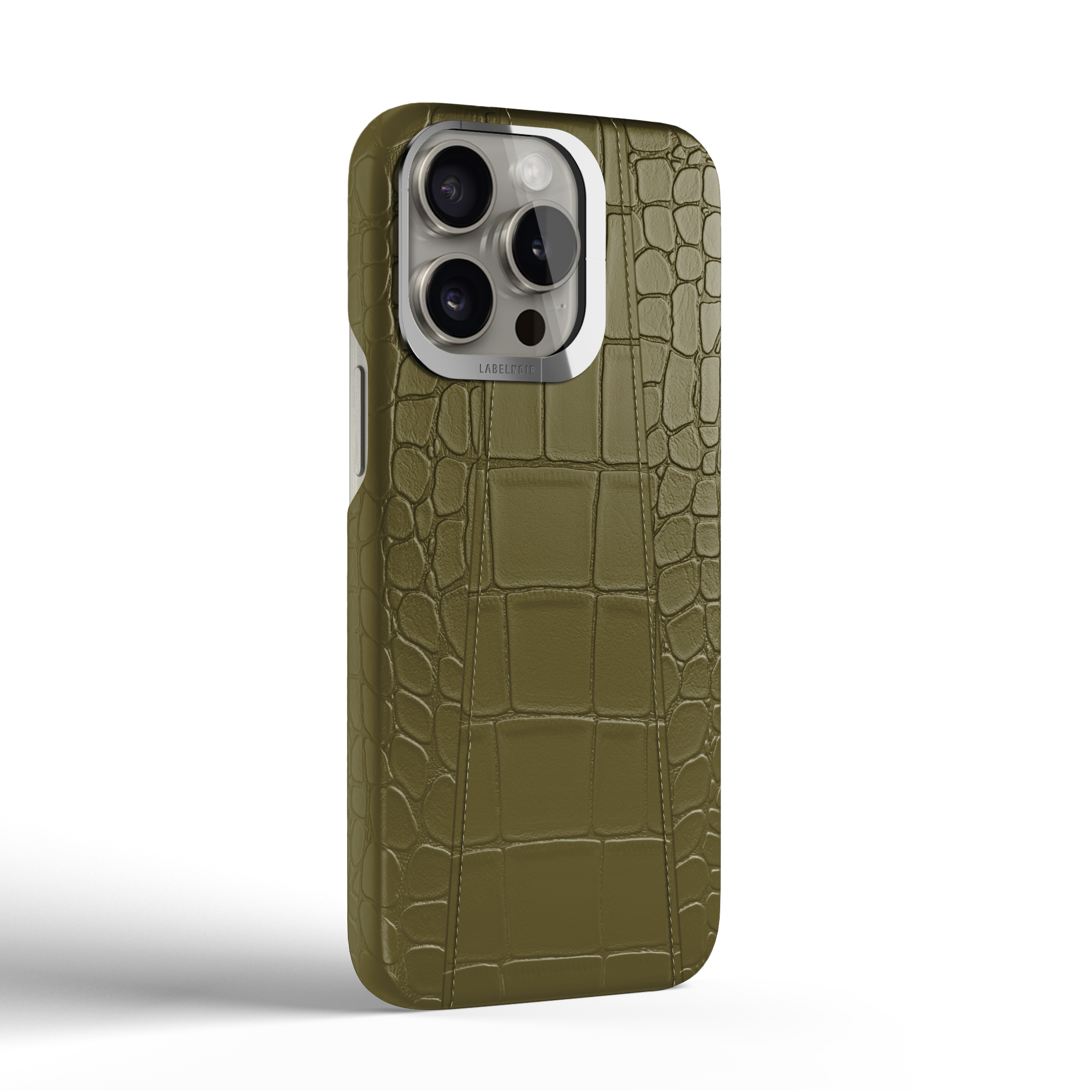 Label Noir Alligator iPhone 16 Pro deksel svart MagSafe