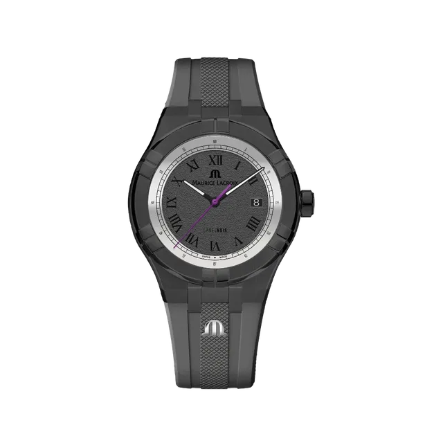 Label Noir Aikon Automatic 42MM klokke PVD grå gummi