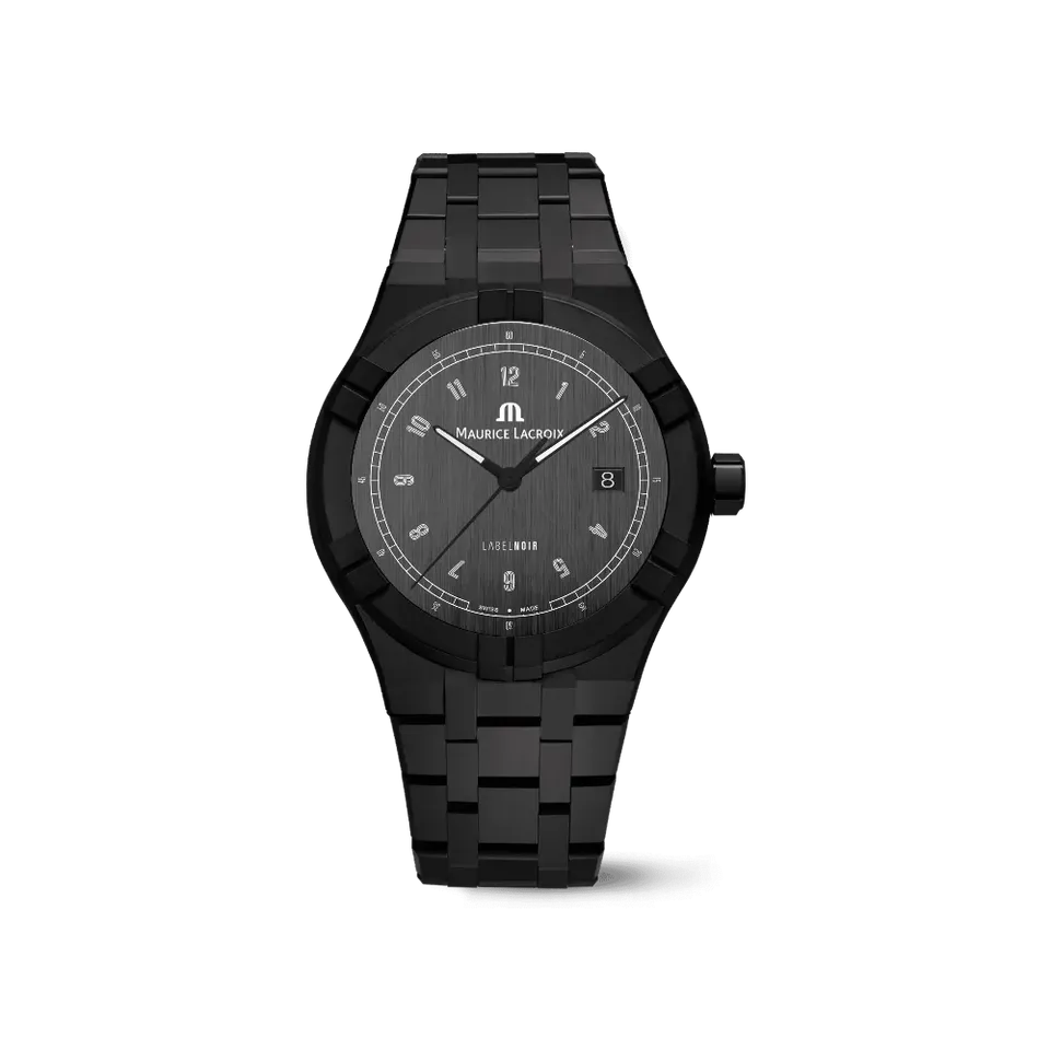 Label Noir Aikon Automatic 42MM klokke keramikk svart