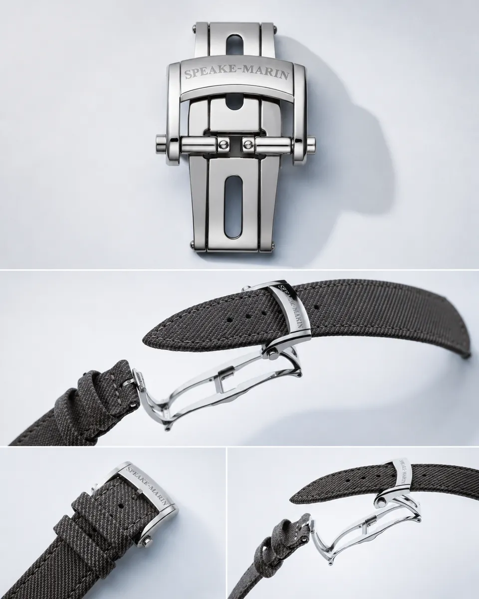 Speake-Marin Titanium folding buckle foldespenne titan