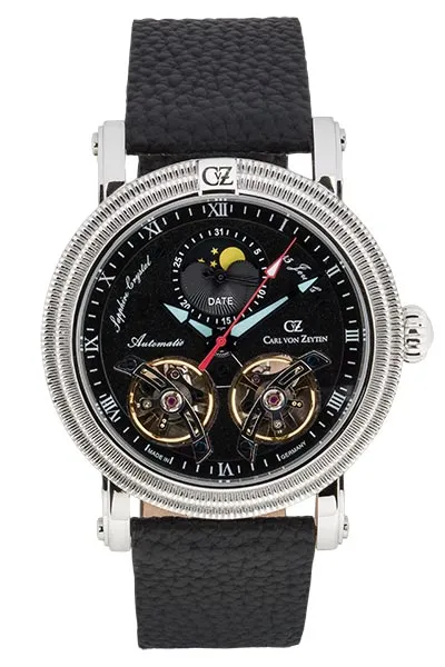 Carl von Zeyten Schauinsland CVZ0085BKS klokke sort automatisk