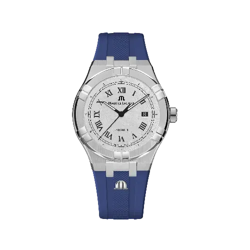 Label Noir Aikon Automatic 42MM klokke stål blå gummi